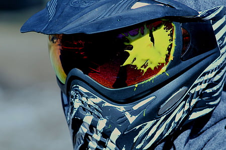 person wearing black and white motocross helmet thumbnail