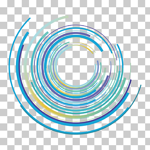 Color Technology Computer file, Green color round fashion technology background, blue and teal circular lines PNG clipart