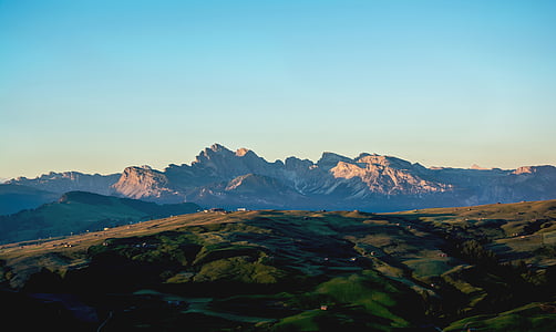 aerial photography of mountain at daytime thumbnail