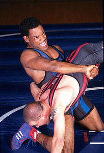 photo of two man wrestlers thumbnail