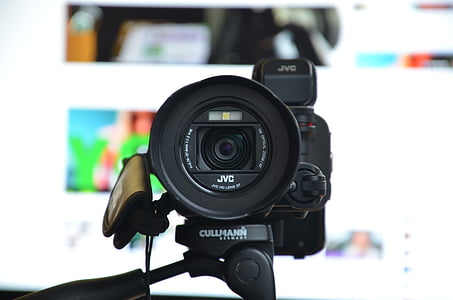 black JVC DSLR camera thumbnail
