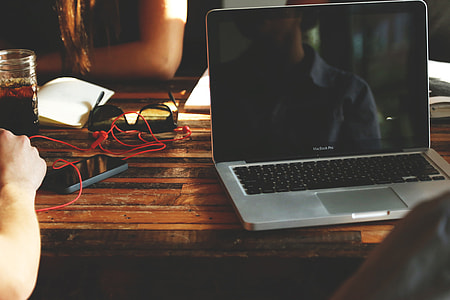 Business meeting with laptop computers thumbnail