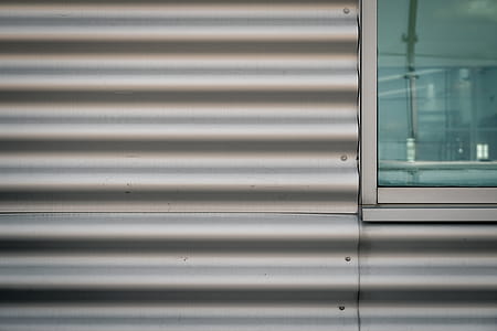 Background texture of building made of metal thumbnail