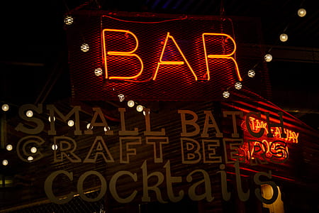 orange BAR neon sign thumbnail