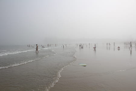 photo of coastline with people thumbnail