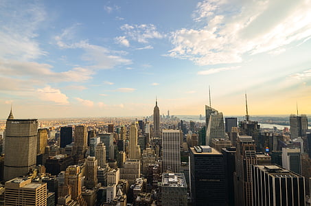 aerial photo of Empire State, New York thumbnail