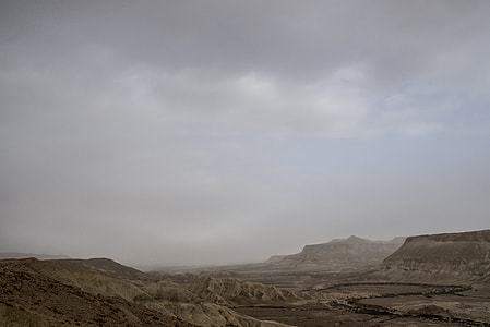 brown sand under gray sky thumbnail