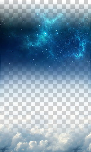 Star Trek Desktop LCARS , material Star, stars under cloudy sky PNG clipart
