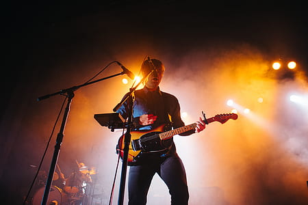 man playing electric guitar thumbnail