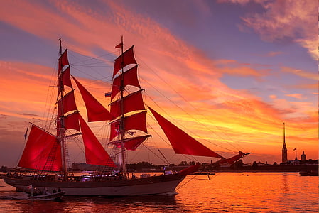 white boat sailing in the ocean thumbnail