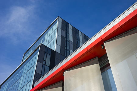 gray and black glass building thumbnail