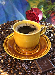 brown ceramic teacup with saucer thumbnail