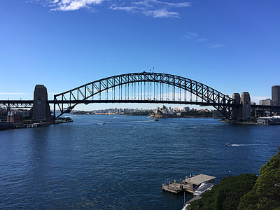 photo of suspension bridge during daytime thumbnail
