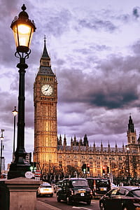 vehicles near Westminster Palace at daytime thumbnail