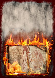 white book on flames thumbnail