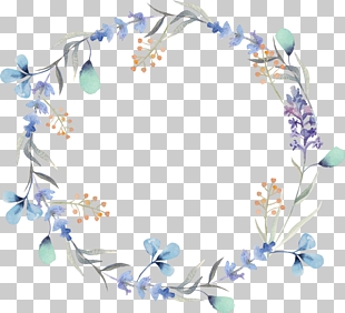 Watercolor painting Wreath Flower Stock photography , Garlands, green and brown wrath painting PNG clipart