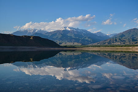 Reflective Photography of Mountain thumbnail