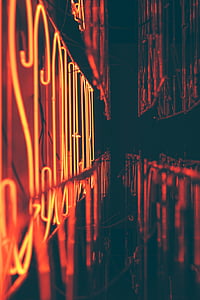 shallow focus photography of neon signage thumbnail