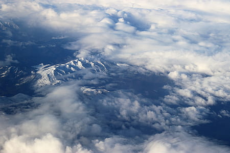 Aerial Photography of White Clouds thumbnail