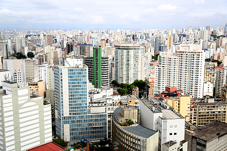 aerial photography of high rise concrete buildings during daytime thumbnail