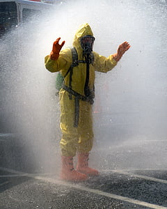 firefighter washing uniform thumbnail