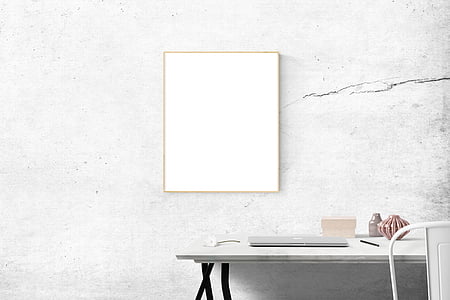 rectangular white wall decor thumbnail