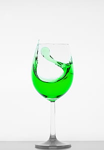 wave, cocktail, glass, transparent thumbnail