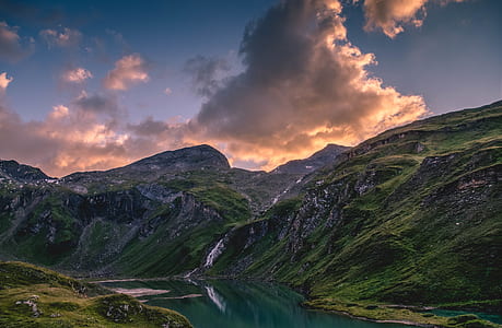 landscape photo of green grass covered mountain thumbnail