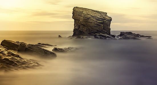 Rock Formation in Fog thumbnail