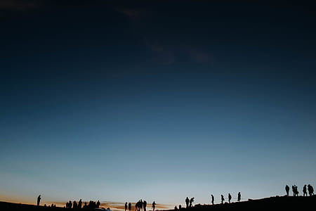 silhouette photography of persons thumbnail