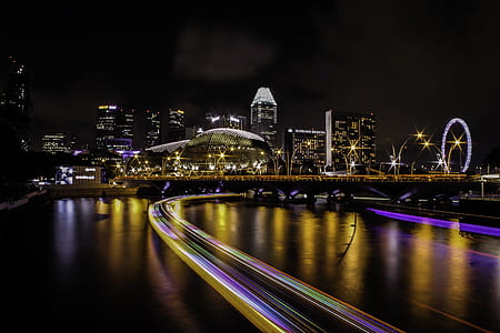 time lapse photography of city during night time thumbnail