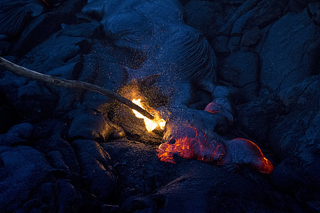 fire - Natural Phenomenon, heat - Temperature, flame, campfire thumbnail