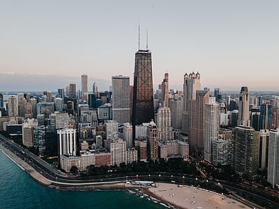 aerial photo of high rise buildings thumbnail