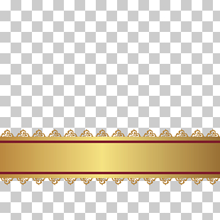 Euclidean Computer file, Gold banner, two red parallel lines PNG clipart