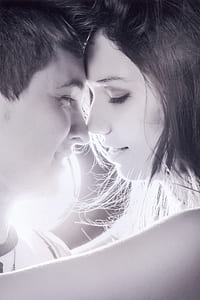 man and woman facing each other thumbnail