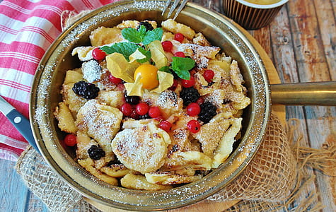 bowl of mixed fruits and pastry thumbnail