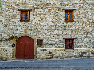 brown wooden door thumbnail