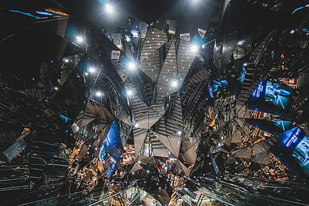 mirror building at night thumbnail