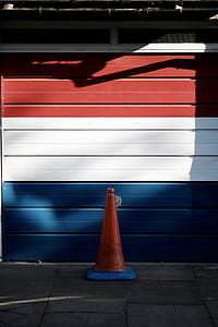 red and blue traffic cone thumbnail
