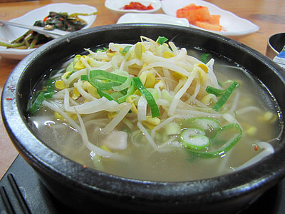soup dish on ceramic bowl thumbnail