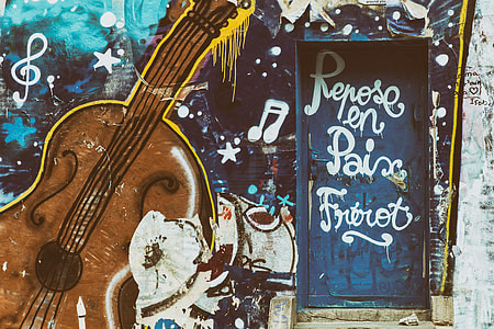 Street art captured on a wall in Central Paris using a Canon 6D DSLR thumbnail