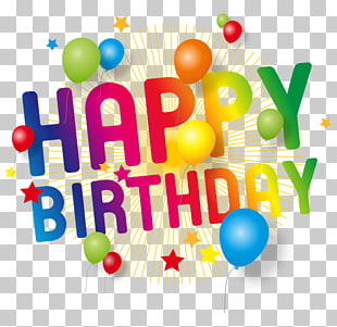 Birthday cake Party Wish , Happy Birthday , happy birthday text PNG clipart