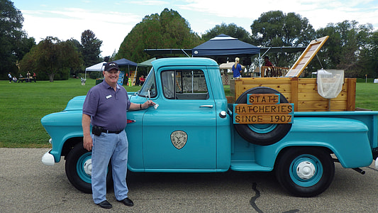 Restored Idaho Fish & Game truck  from the 1950s thumbnail
