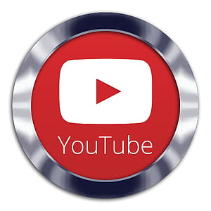 YouTube play button logo thumbnail