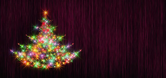 lighted Christmas tree thumbnail