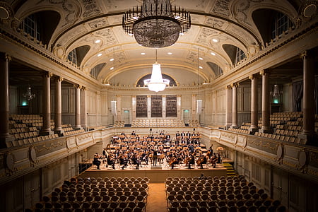 Orchestra on stage thumbnail