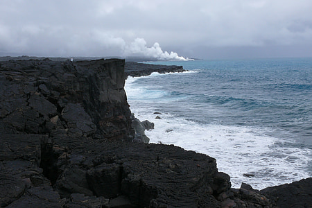 body of water near cliff thumbnail