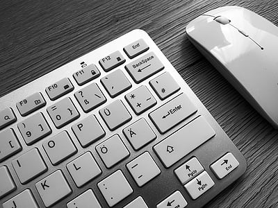 silver Apple Keyboard and Magic Mouse thumbnail