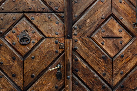 Intricately ornamented doors with sculpted rappers thumbnail