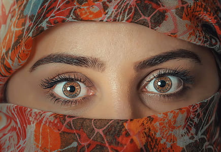 close up photo of person's brown eyes thumbnail